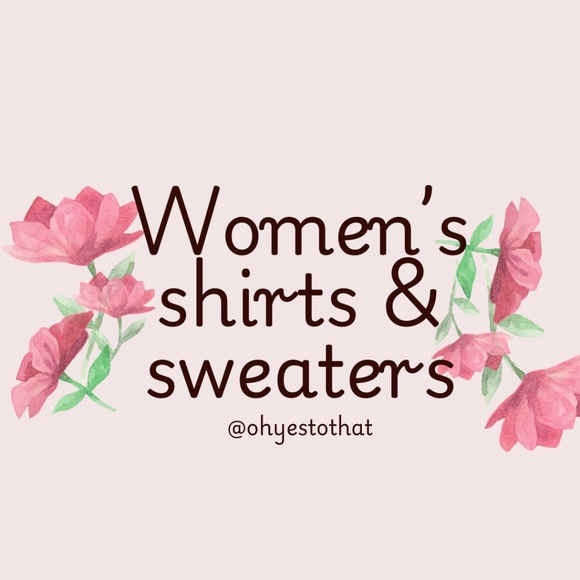 women's shirts, tops, sweaters, blouses, tanks - Picture 1 of 1